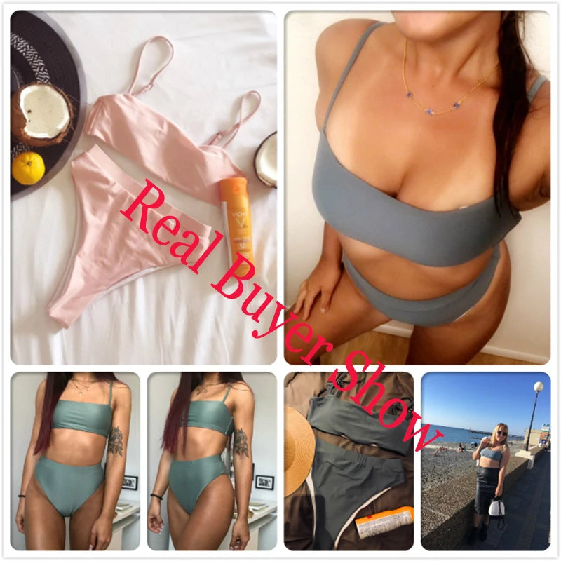 Bikini Mujer ZTVitality – Push-Up con Relleno y Cintura Alta