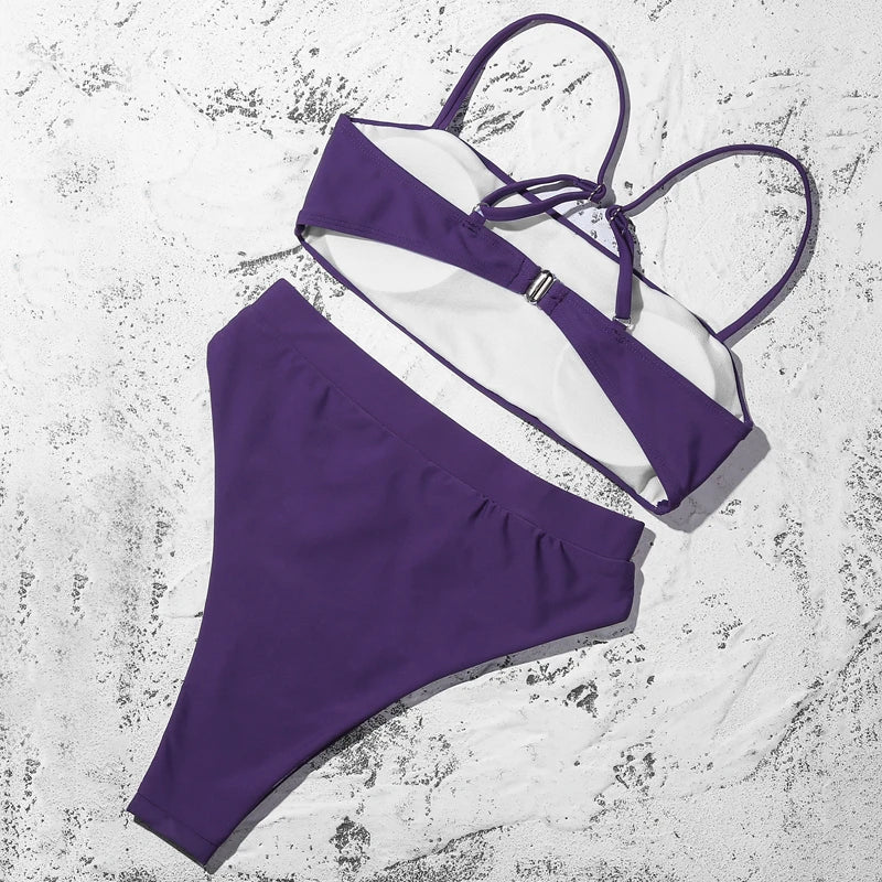 Bikini Mujer ZTVitality – Push-Up con Relleno y Cintura Alta