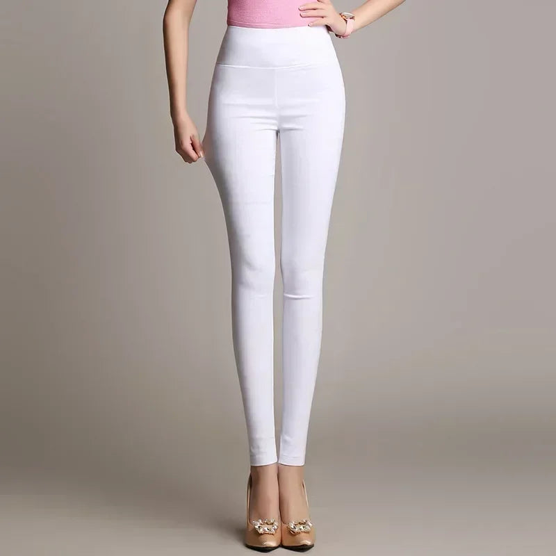 Leggings Mujer Tiro Alto – Estilo Skinny Elástico