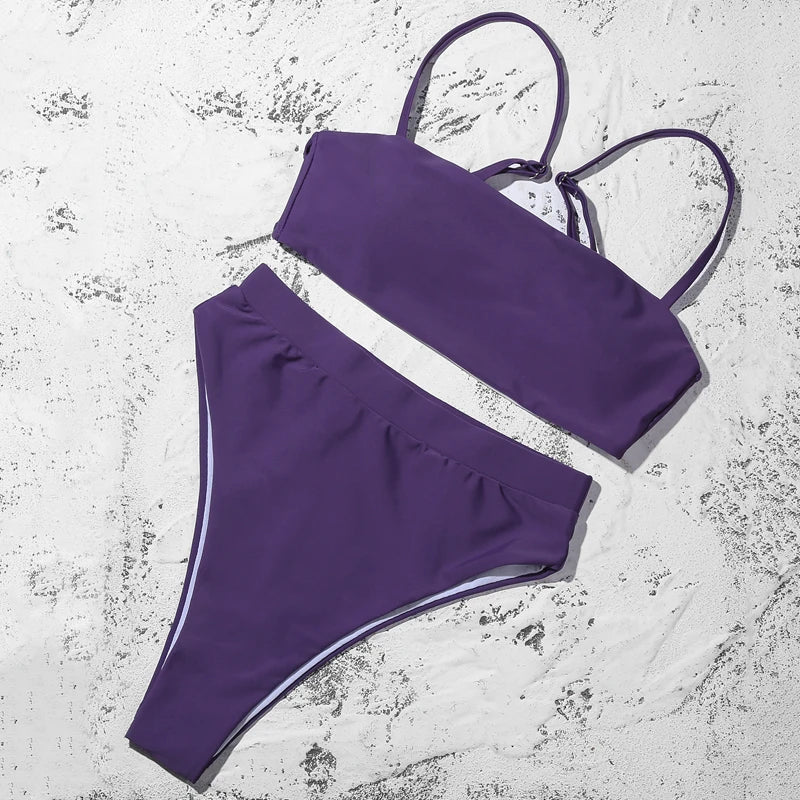 Bikini Mujer ZTVitality – Push-Up con Relleno y Cintura Alta